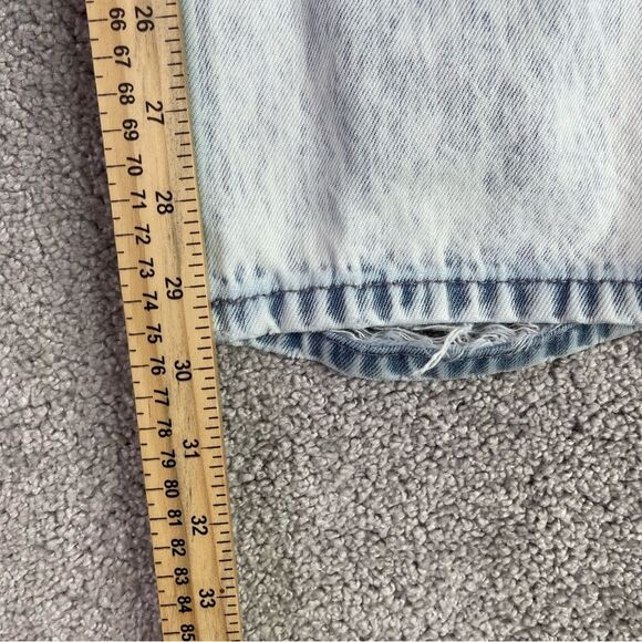 KanCan Dixon Jeans Women's 7/27 Acid Blue Boyfriend High Rise Ripped Light Wash - Picture 12 of 14